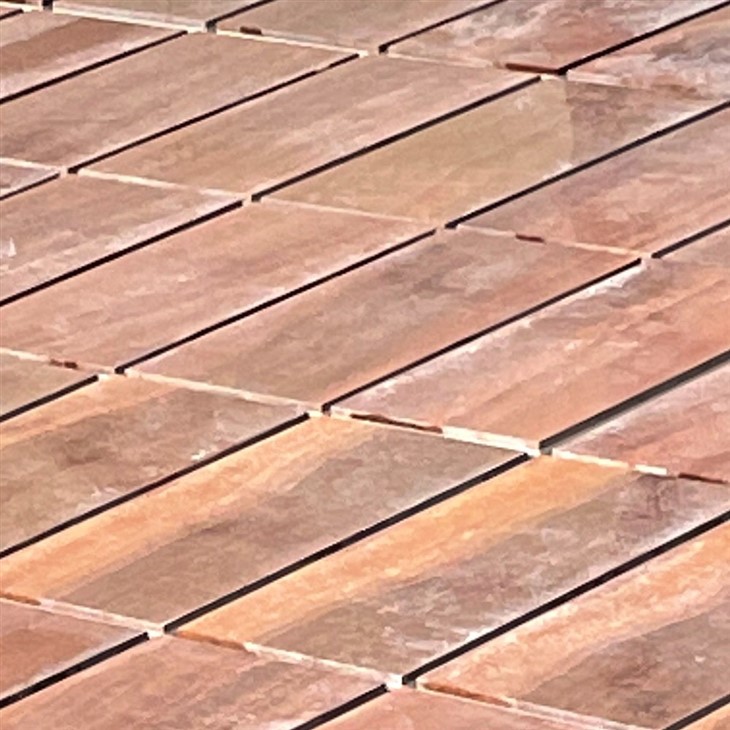 Wood Grain Yellow Composite Rock Slab